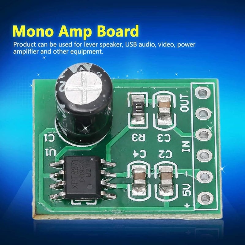 Mono Audio Amplifier Board Module Low Noise Mini Amp For Speaker Equipment - Image 3